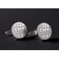 Sterling Silver Cufflinks - Custom Round